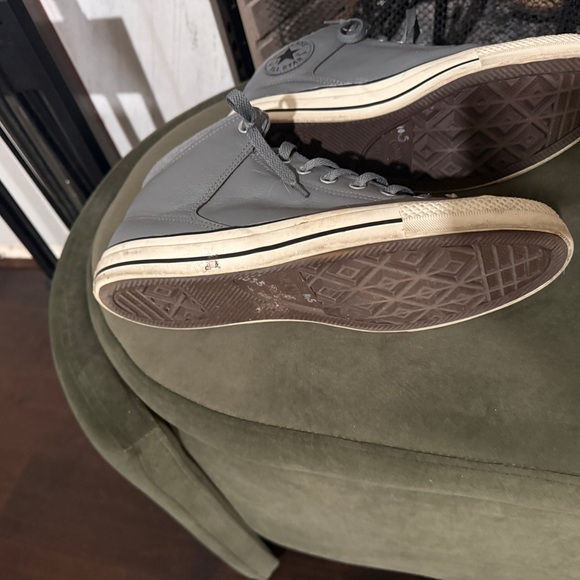 Converse Gray Canvas Sneakers - Picture 3 of 4